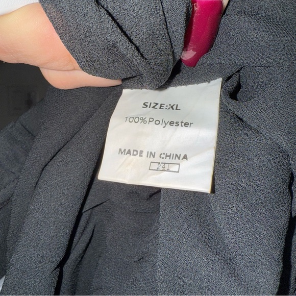 NWOT Amazon Black Mini Dress - Picture 3 of 3